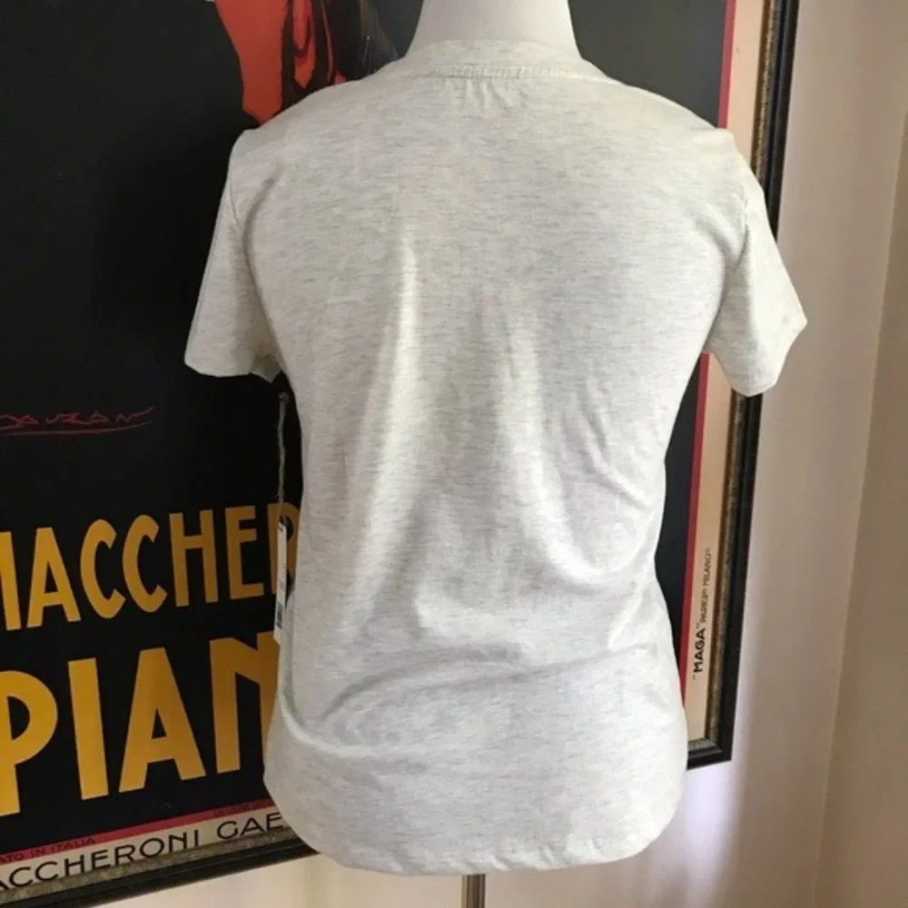 Rae Dunn LET'S GET LOST Heathered T Shirt Sz M